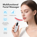  EMS Face Neck Beauty Device 7 Colors LED Light Skin Rejuvenation Tightening anti Wrinkles Vibration Facial Lifting Massager