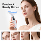  EMS Face Neck Beauty Device 7 Colors LED Light Skin Rejuvenation Tightening anti Wrinkles Vibration Facial Lifting Massager
