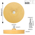 3.5" Decal Remover Eraser Wheel 90Mm Car Surface Glue Remover Rubber Wheel Universal Electric Drill Adapter Rotary Abrasives 1Pc