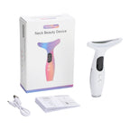  EMS Face Neck Beauty Device 7 Colors LED Light Skin Rejuvenation Tightening anti Wrinkles Vibration Facial Lifting Massager